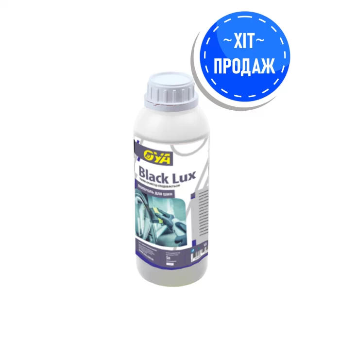 Поліроль для шин від OYA, "ХІТ ПРОДАЖ". Black Lux-1л