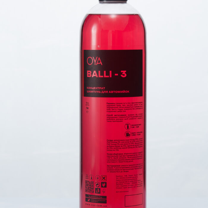 Автошампунь для ручного застосування від OYA, Balli-3 - 1л.